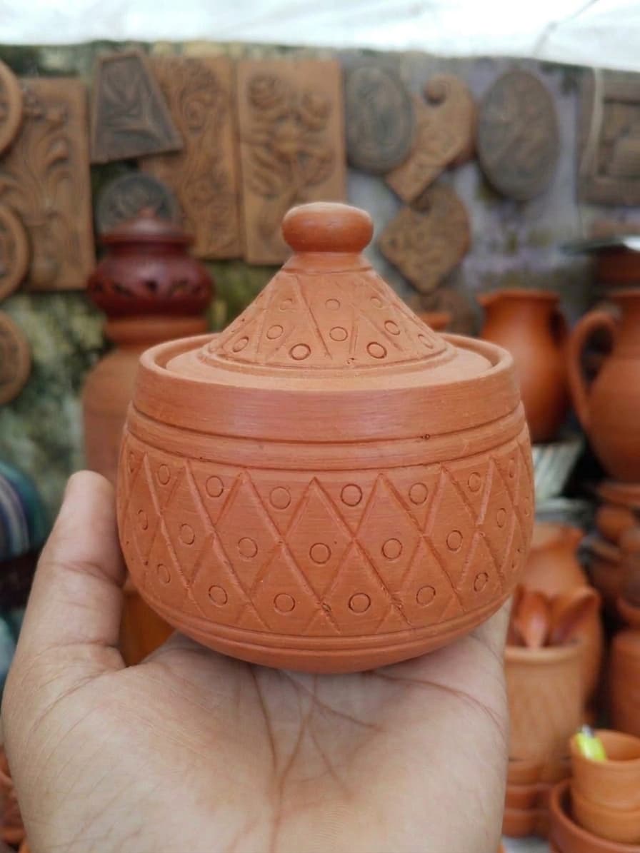 Clay Salt Pot 