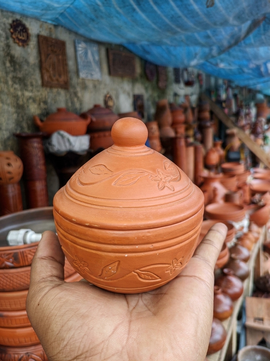 Clay Salt Pot -2