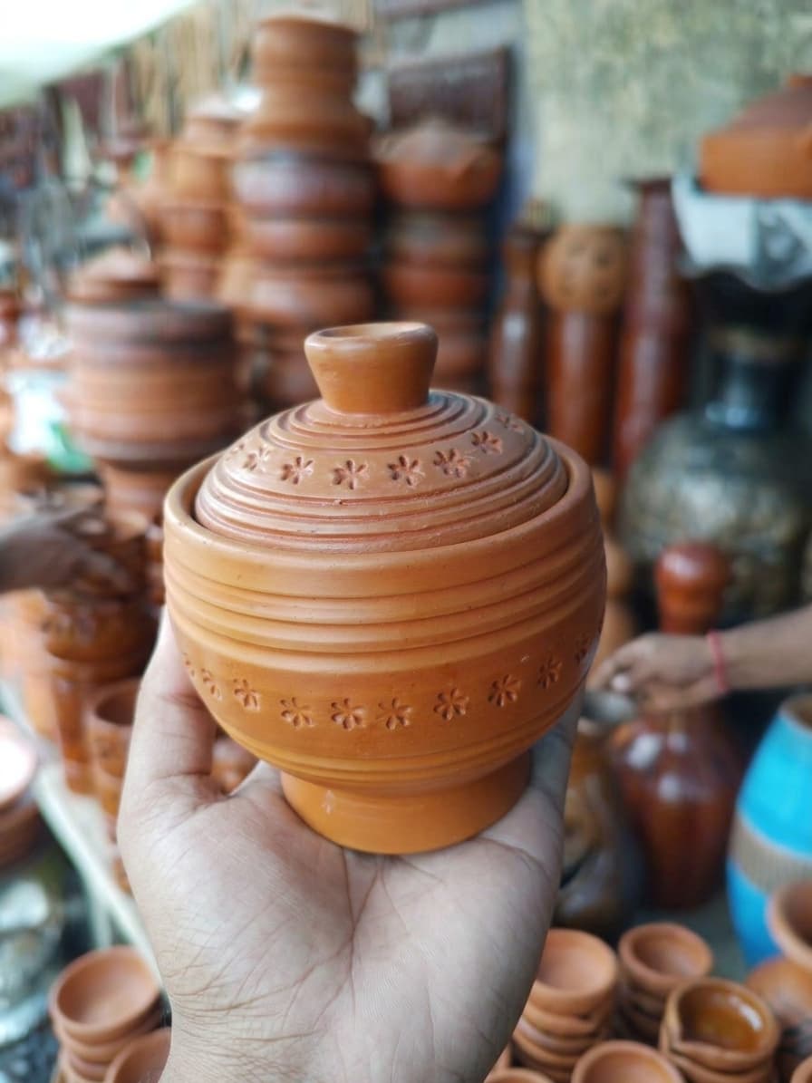 Clay Salt Pot -1
